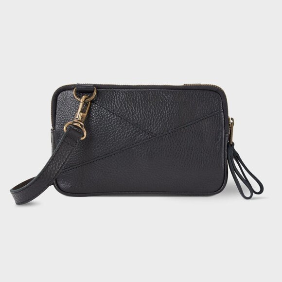 Lifetime Leather Dual Zip Wallet - Black Onesize - Duluth Trading Company - Picture 1 of 6